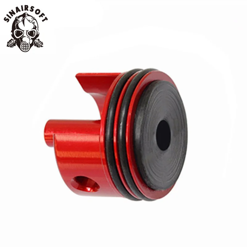 

SINAIRSOFT SHS Ultra Double O-ring Cylinder Head with a pad on the bottom for Ver.2 Gearbox M4 M16 AEG Paintball Accessories