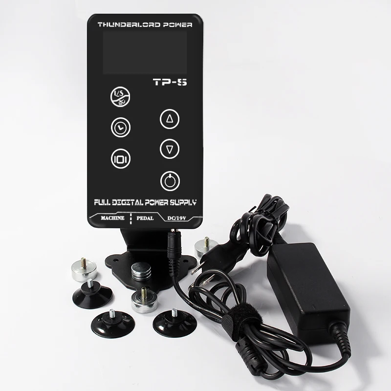 US $52.78 Tattoo Power Supply Tatuagem For Tattoo Machines Touch Screen Source TP5 Digital LCD Makeup Dual Tattoo Power Supplies