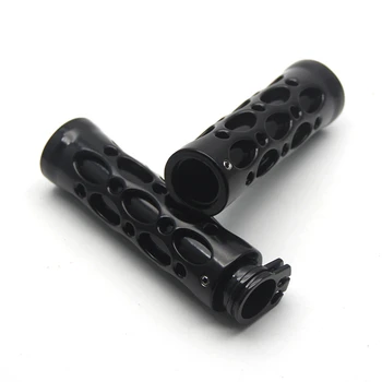 

7/8" 22mm Hollow CNC Handlebar Grips For All Motorcycle Models with 22mm Diameter Hand Grips