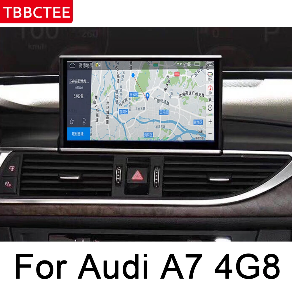 

For Audi A7 4G8 2010~2017 MMI 9" Android GPS Touch Screen Multimedia Player Stereo Autoradio navigation original style HD Screen