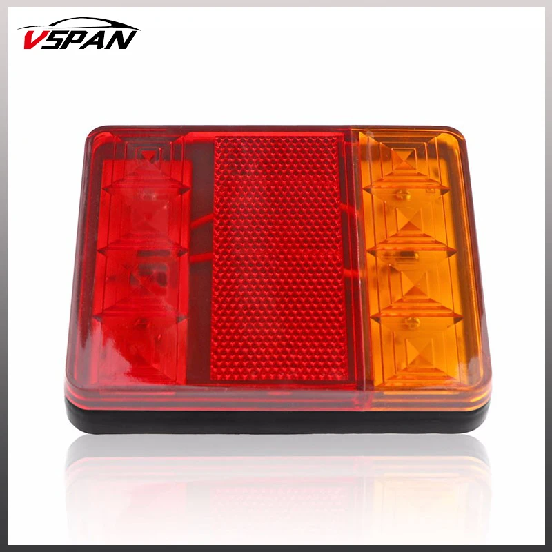 8Led Waterproof Truck trailer RV Van Rear taillight fog light lamp Stop