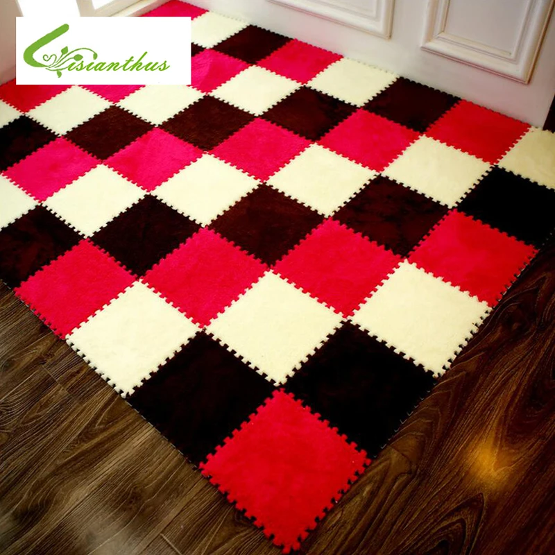 

10Pcs Puzzle Eva Foam Floor Mat Livingroom Bedroom Kids Soft Patchwork Carpet Crawling Area Rug Play Carpets Thickened Plush Mat