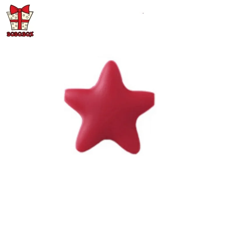STAR KAT011-4 BOBO. BOX 1 шт., силиконовые бусы для прорезывания зубов, Розовая звезда, корона, ожерелье, игрушки для кормления, аксессуары для новорожденных, прорезыватели для зубов, силиконовые прорезыватели - Цвет: STAR KAT011-4