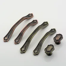 Vintage Knob Drawer Handles Dresser Pull Knob Cupboard Knobs Bronze/Copper Cabinet Kitchen Handle Furniture Hardware drawer knob pull handle bronze kitchen cabinet pull knob antique dresser cupboard furniture decoration hardware handle pull knob