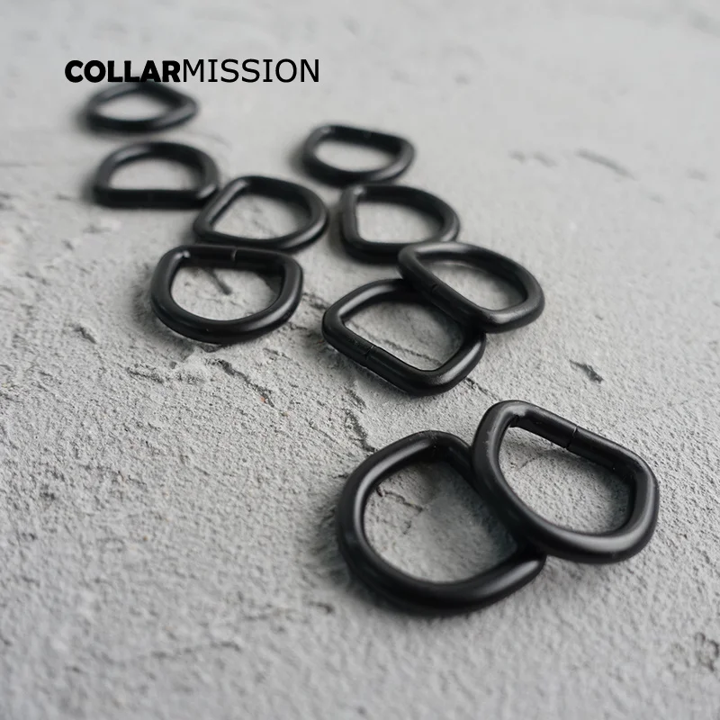 

15mm Metal Non-Welded Plating Zinc Alloy D Rings For Backpacks Straps shoes Bags Cat Dog Collar Dee Buckles DIY Accessorie DK15H