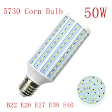 Glühbirne B22 E26 E27 LED Lampe E39 E40 Led-lampe 85-265 V/AC SMD5730 50 W 150 Leds Mais Birne Glühbirne Hohe helligkeit Mais Licht(China)