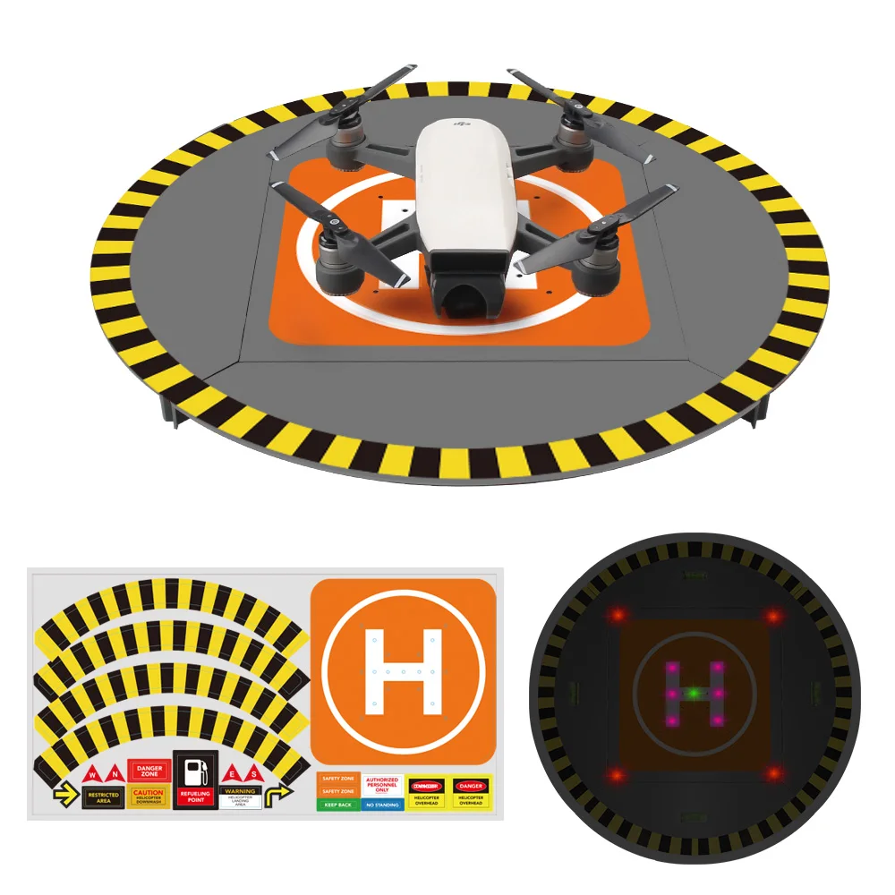 

Electronic Landing Apron with LED Light for DJI Mavic A /Spark/Phantom 4 Pro/3 inspire 1 Night flight Parking pad upgrade part
