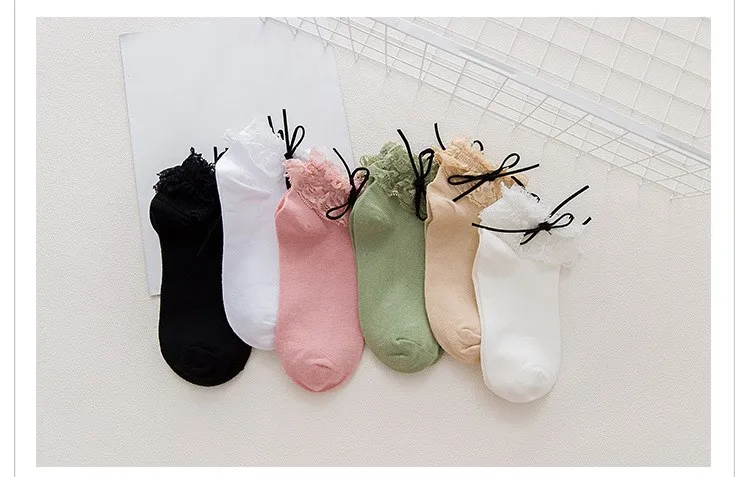 Jeseca милые мягкие хлопковые носки для женщин и девочек г. Зимние милые японские носки с оборками, бантом и кружевом женские винтажные носки в стиле Харадзюку