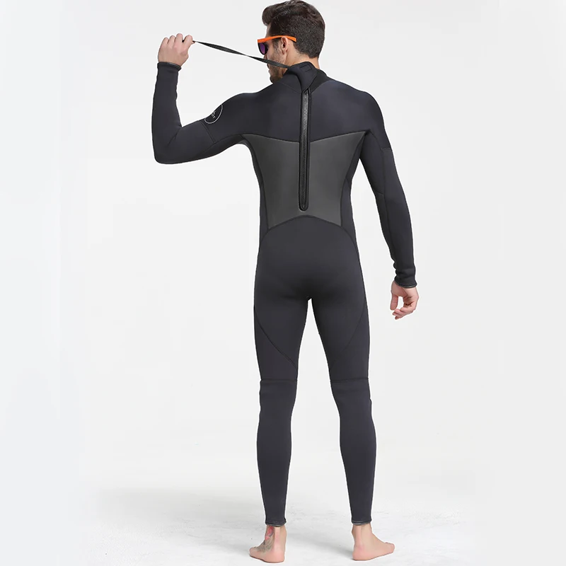 SBART 3 мм неопреновый гидрокостюм для подводного плавания, сёрфинга, мужской теплый костюм для подводной охоты, мокрого костюма для триатлона, кайтсерфинга, комбинезон L