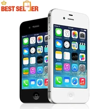 100% Original Unlocked Apple iPhone 4S IOS 1080P Dual Core 8MP WIFI WCDMA Mobile phone time-limited Promotion!(China (Mainland))