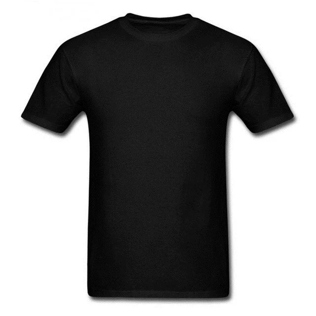 

summer New High quality men t shirt short sleeve casual o-neck 100% cotton t shirt men white black T shirt