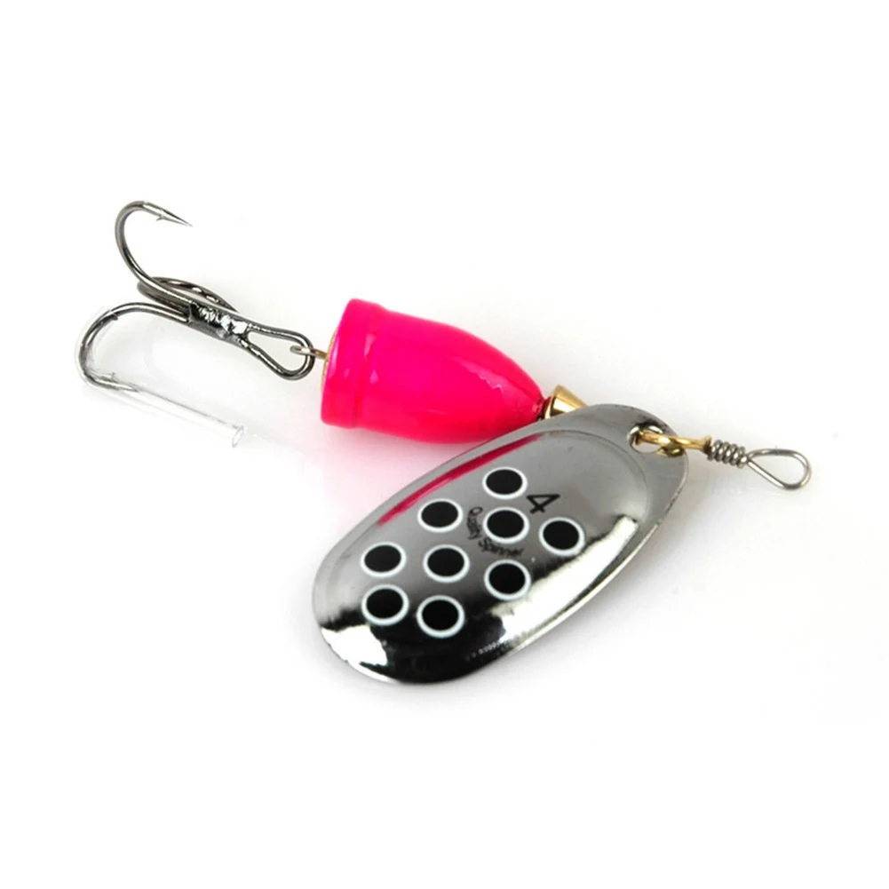 

6pcs Spinner Bait Metal Spoon Fishing Baits Set Colored Spinner Lure Tackle Hook KH889