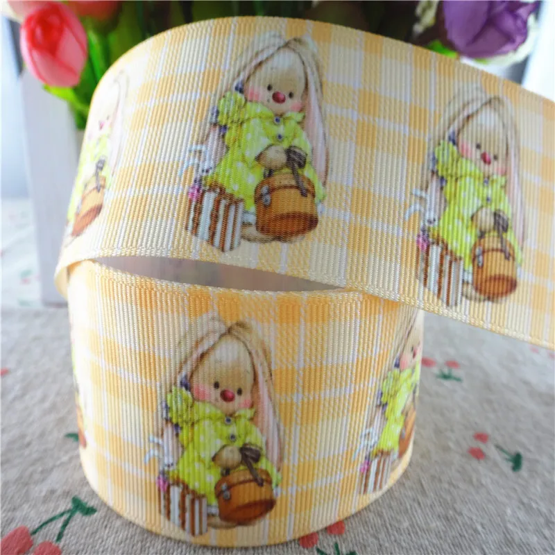 18091907 1 &quot25 мм 1/2&quot 38 10 ярдов мультфильм печатных grosgrain ленты DIY волос банты ручной