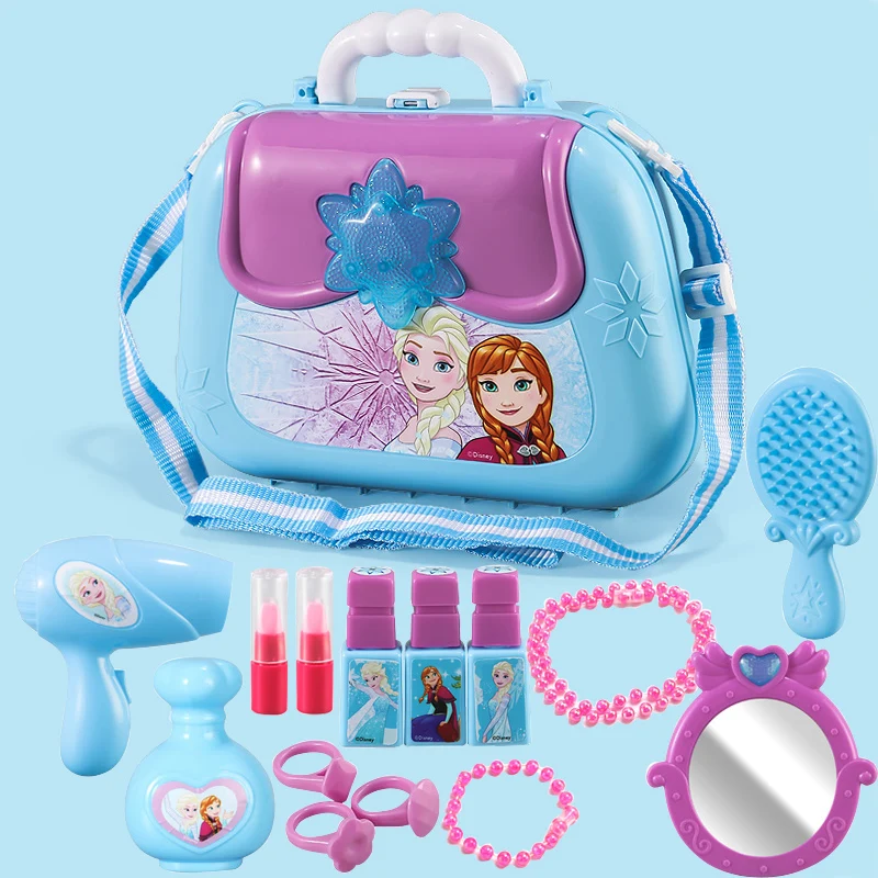 Disney Backpack Toy Genuine Minnie Mickey Frozen Sophia Kitchenware Tools Medical Tools Girl House Makeup Toys