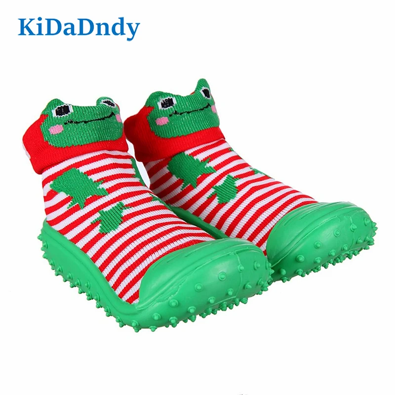 KiDaDndy/Детские носки с резиновой подошвой нескользящие для маленьких мальчиков