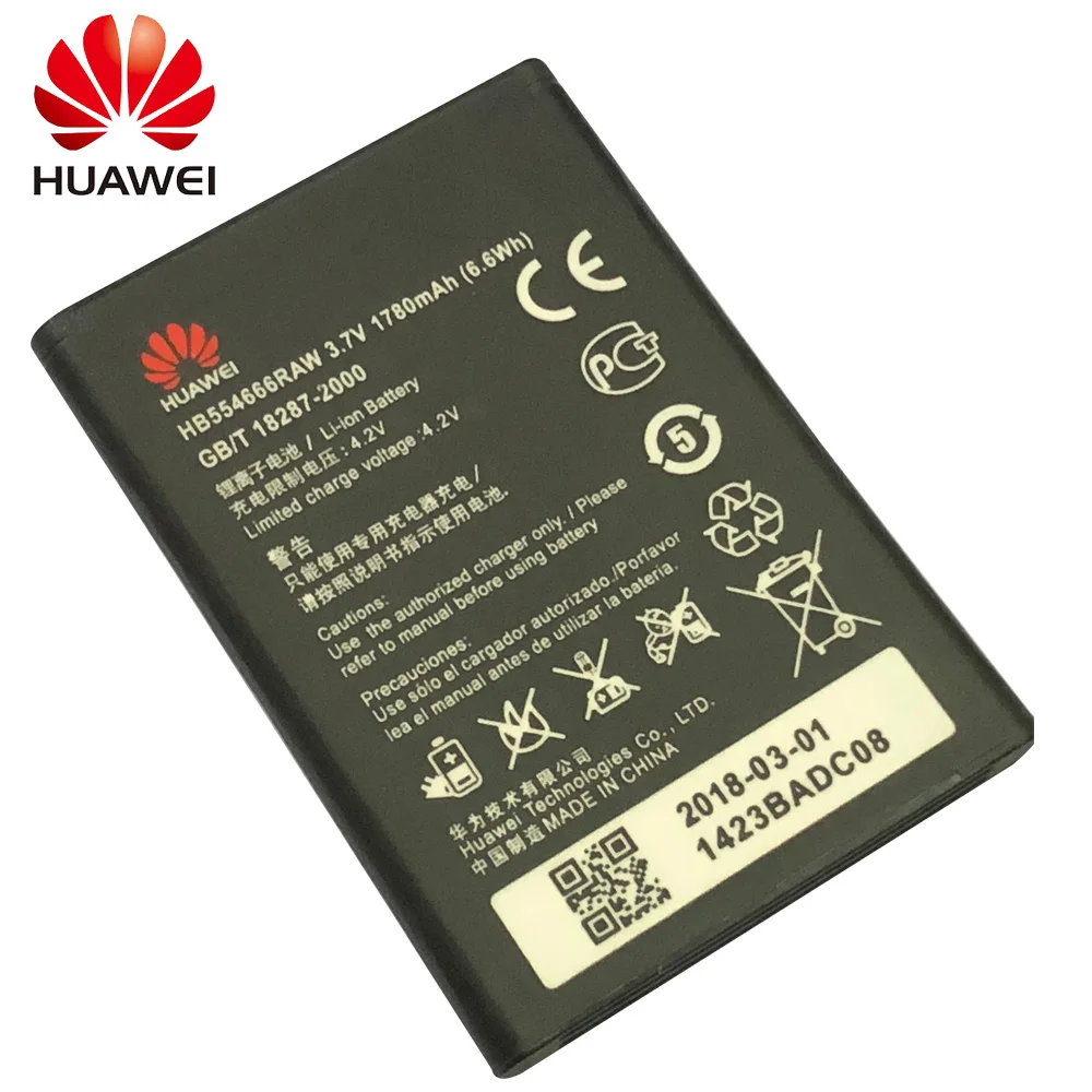 Оригинальный сменный аккумулятор Hua Wei HB554666RAW для Huawei 4G Lte WIFI роутер E5372 E5373 E5375 EC5377
