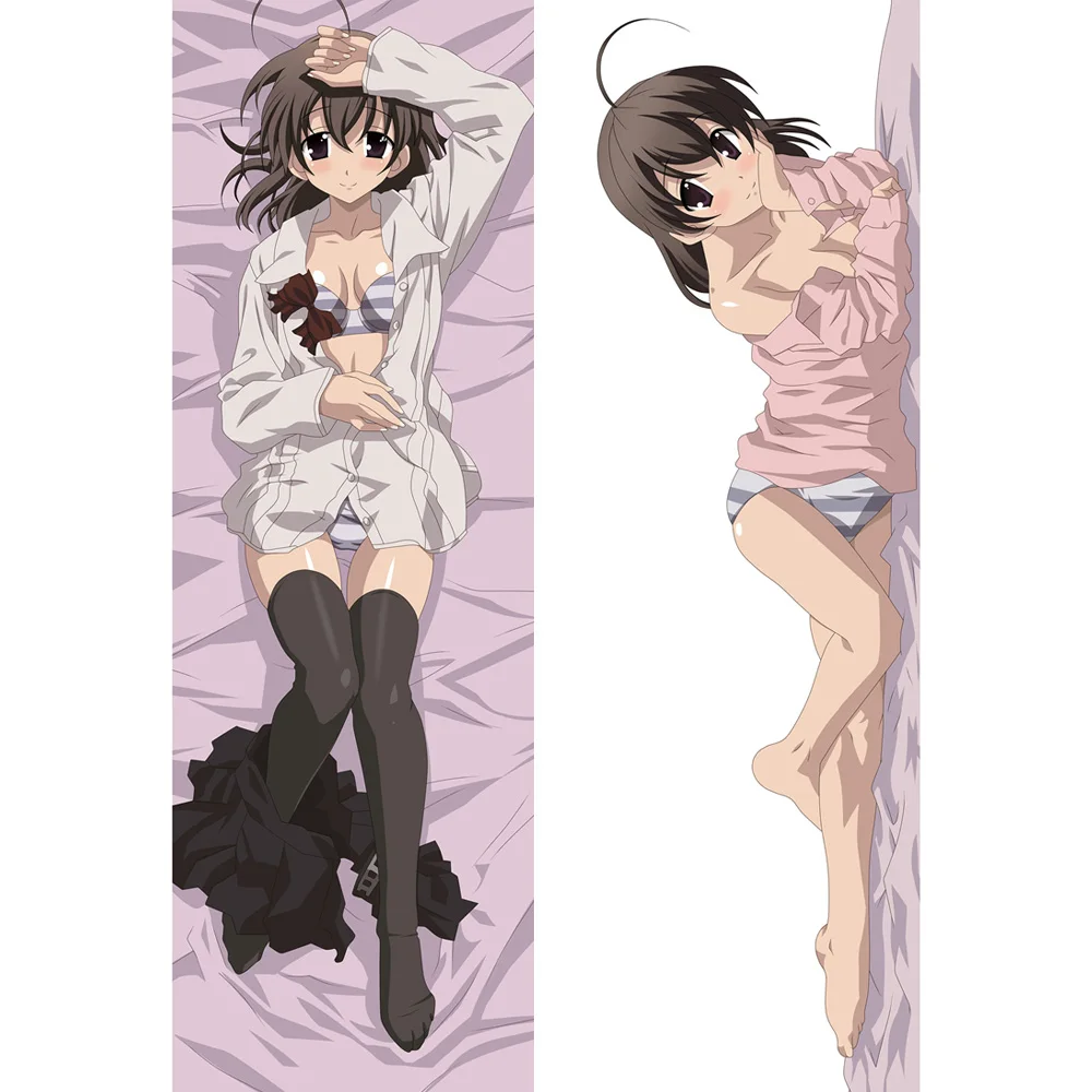 Горячие дни школы Saionji Sekai Аниме dakimakura наволочка|Наволочка| |