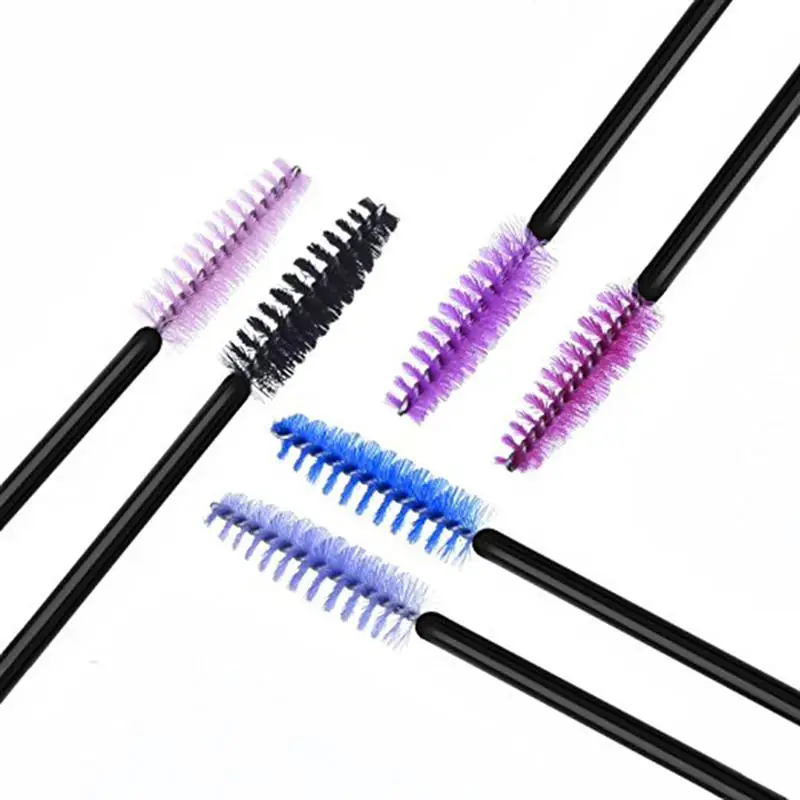 1 упаковка разноцветные одноразовые аппликаторы для макияжа|mascara wands|disposable mascara