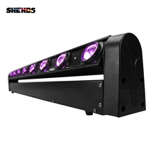 Barra de luz led con cabezal movible, aparatos de luces móviles RGBW perfecto para DJ, fiestas, discotecas, club de baile, bares, 2 unidades por lote, 8x12W