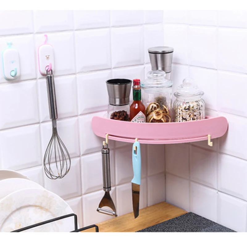 Ванная комната пластиковая угловая корзина полка душ Шампунь Bathball косметические полки кухня на стену для ванны лотки для хранения крючок Органайзер