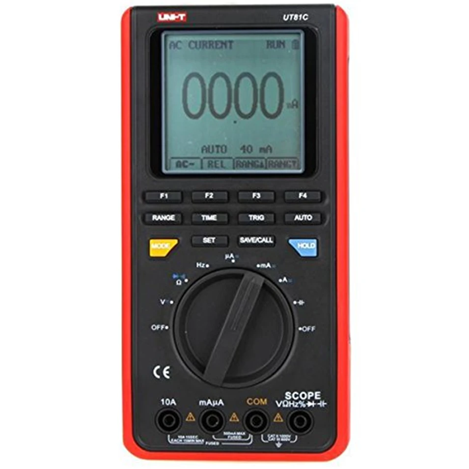 

UNI-T UT81C UT-81C LCD Backlight 16MHz 80MS/s Real-Time Sample Rate USB Interface Scope DMM Digital Multimeters Multimetro ut81c