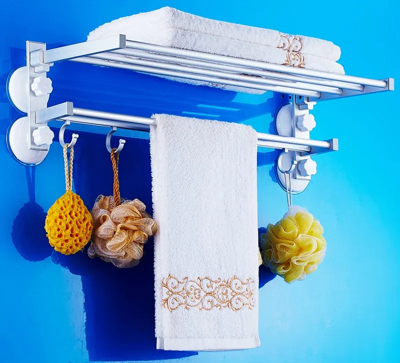 FREE SHIPPING, Alumimum Alloy Bathroom towel holder, Foldable towel