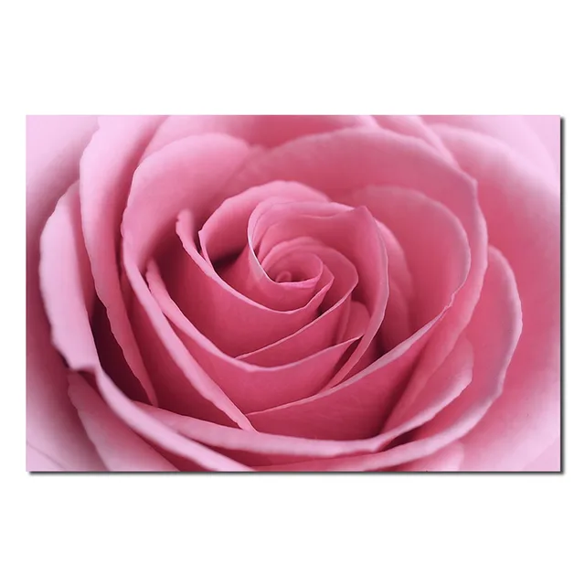 Dibingkai Kanvas Lukisan Bunga Fitur Realisme Indah Karya Seni