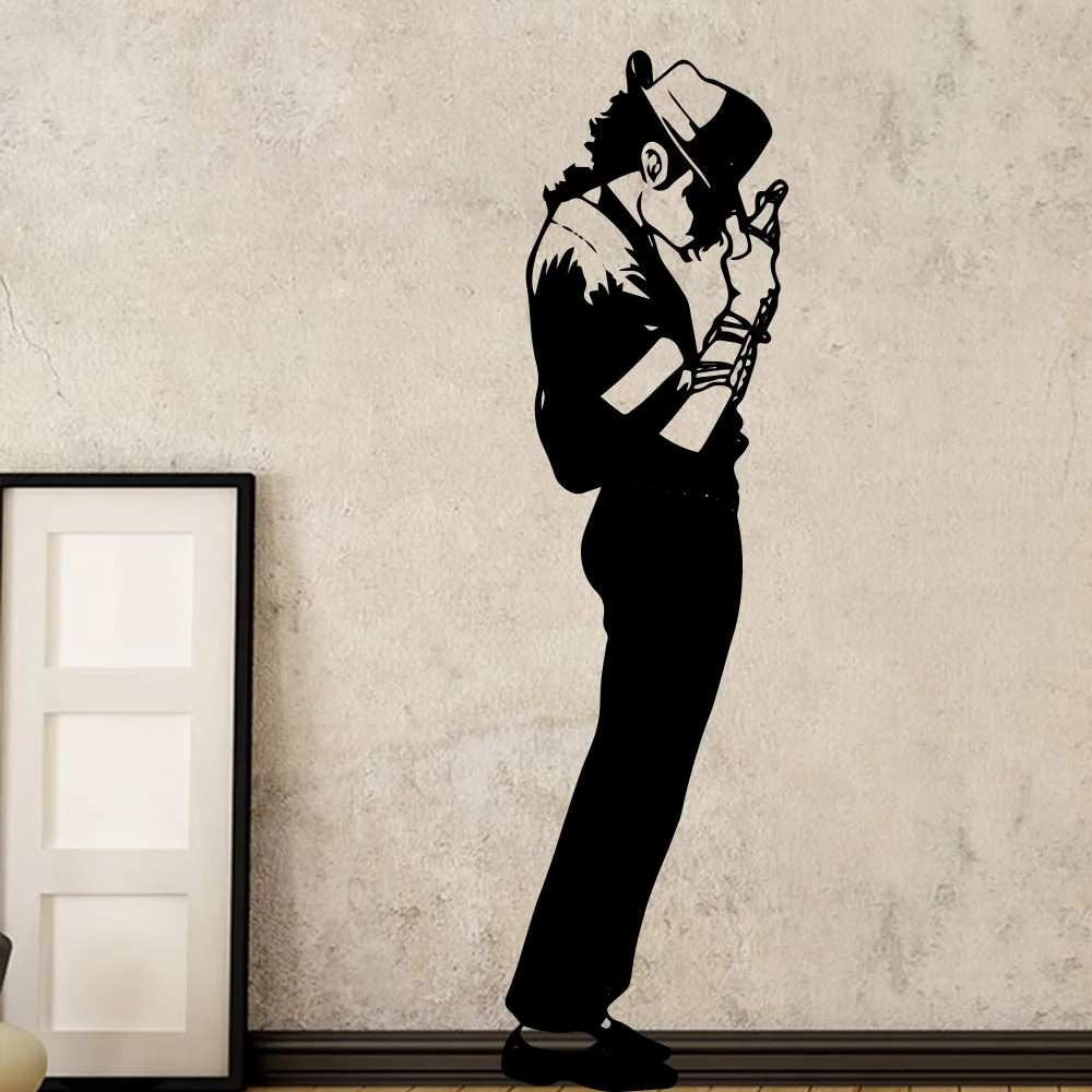 Американский стиль Майкл Джексон MJ настенные наклейки музыка Танцор опасный Обои фреска для бара украшения спальни комнаты Beat It