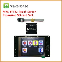 MKS TFT32 v4.0 сенсорный экран+ MKS Слот Модуль Расширенный SD кард-ридер всплеск lcds прикосновение TFT3.2 дисплей RepRap TFT монитор