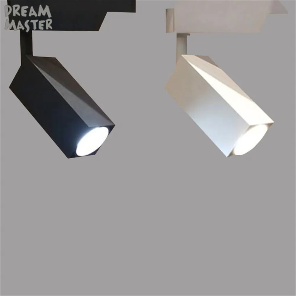 Modern Led Track Spotlights Cob Rectangle Rail Lamps Adjule Modern Led Track Spotlights Cob