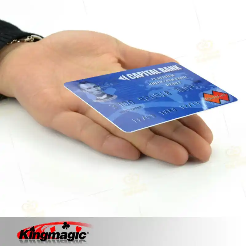 王マジックフローティングクレジットカード手品 2 ピースクレジットカード 1 ピース Pvc 透明バーカードマジッククローズアップアップ Satge 魔法の小道具 手品 Aliexpress