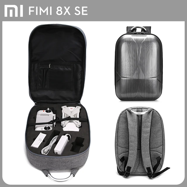 Special Offers Xiao mi FIMI X8 SE Case RC Drone Shell Backpacks Waterproof Battery 3pcs Carrying for XiaoMI shell bag Waterproof Drones