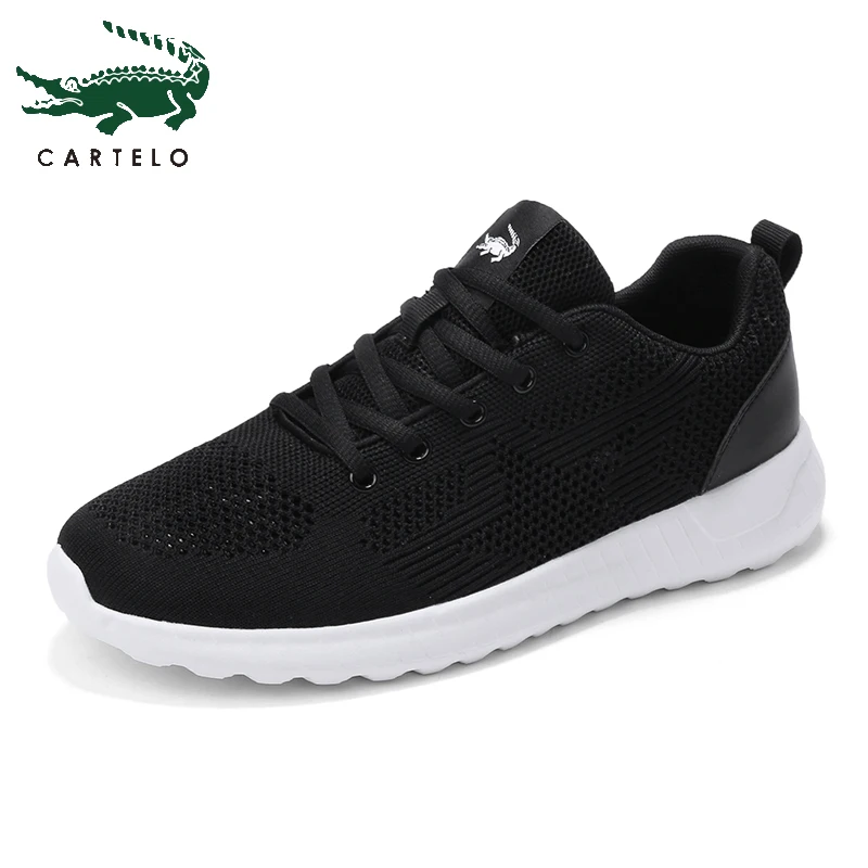

CARTELO Running casual couple shoes men/women Breathable flying woven mesh surface Lightweight comfortable slip resistant wear