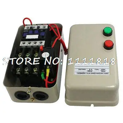 

220V Coil 2.2-3.5A 1.5KW 2HP 3 Phase AC Contactor Motor Magnetic Starter
