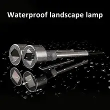 Creative Solar Outdoor Stainless Steel Lawn Light Garden Grass Mini Plug Light Home Garden Decoration Light