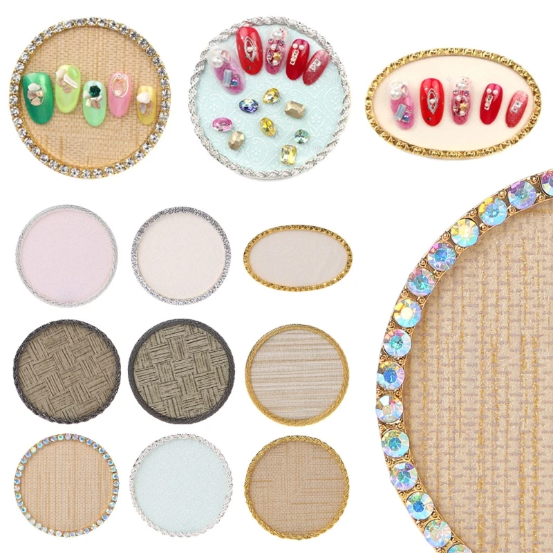 

Fashion Alloy False Nail Art Plate Tips Display Stand Rack Board Manicure Tool