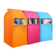 Стереоскопический чехол для одежды водонепроницаемый пылезащитный чехол для одежды для костюма платье пальто ткань Оксфорд Большая Ткань чехол сумка