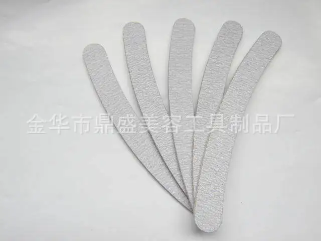 

High Quality 10PCS Zebra Grit 100/180 Nail Files Sanding 100/180 Curve Banana for Nail Art Tips Manicure, HF0144F