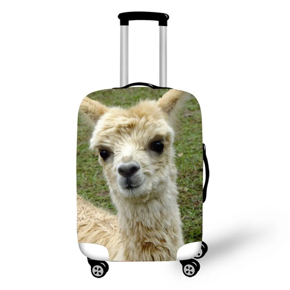 Animal Alpaca Design travel accessories suitcase protective covers 18-30 inch elastic luggage dust cover case stretchable Animal Alpaca Design travel accessories suitcase protective covers 18-30 inch elastic luggage dust cover case stretchable