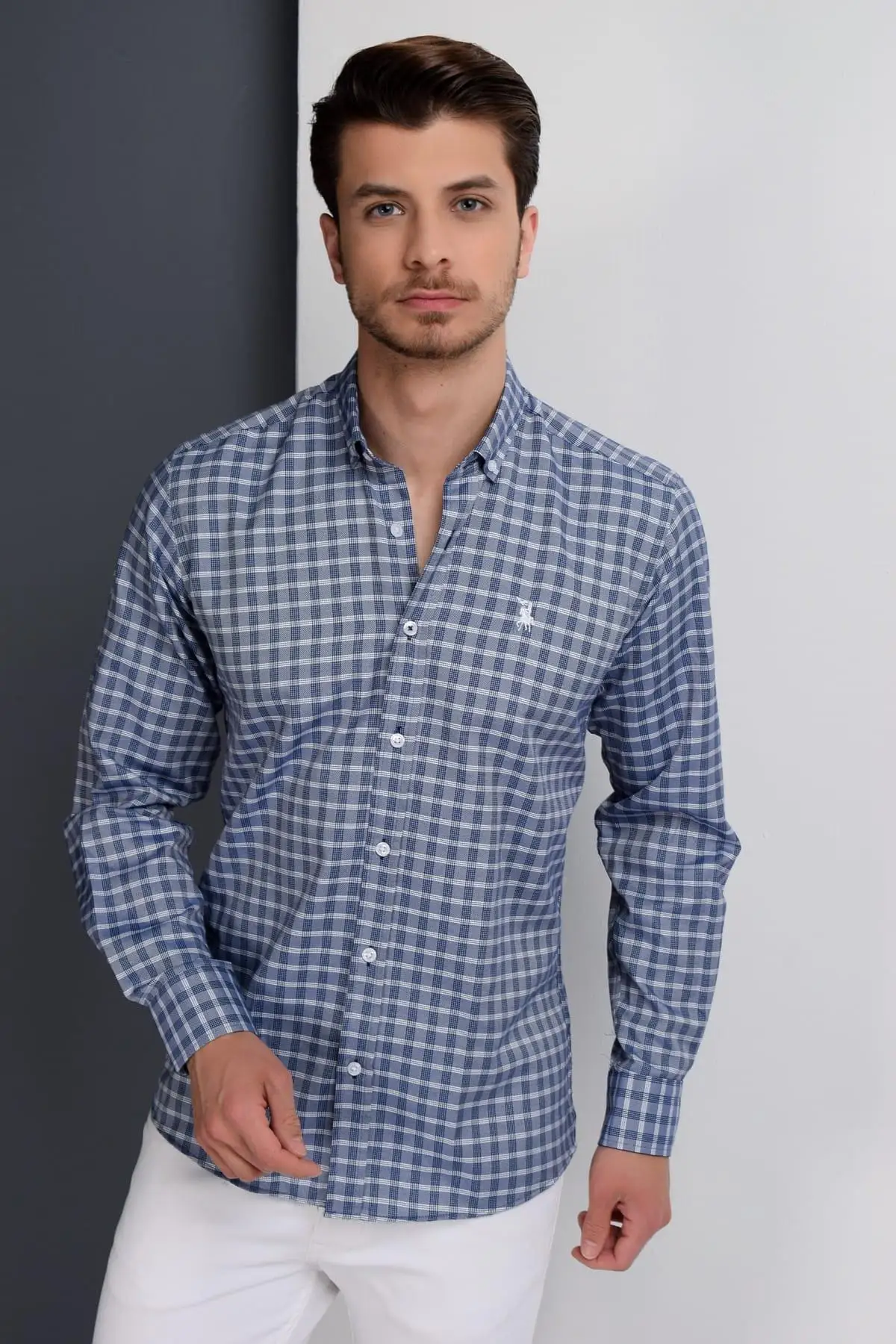 Dewberry мужской темно-синий Shirt-10500010G653 |