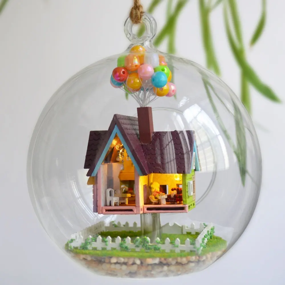 Baloon House Glass Ball DIY 3D Dollhouse