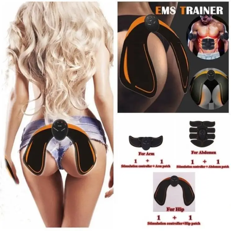 

6 Modes EMS Smart Hip Trainer Hips Muscle Vibrating Exercise Machine Buttocks Butt Lifting Fitness Workout Device Face Lift Tool