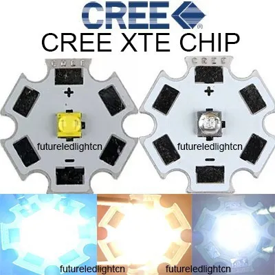 1 шт. X Cree XT-E XTE 5 Вт Светодиодный теплый белый 3000-3200 к холодный белый 6000-6500 к Королевский синий 450-455NM с 20 мм PCB