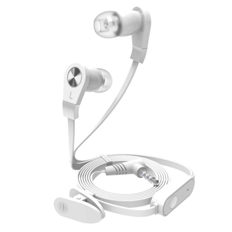 WhaY Проводные Наушники Hi-Fi музыка стерео бас гарнитура с микрофоном для iPhone samsung Xiaomi MP3 PC плоский кабель 3,5 мм наушники