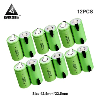 

Rechargeable Battery Cells SC Ni-CD 1.2V 2200mAh DIY Battery Packs Subc Ni CD Electric Tools Accumulator 7.2V 9.6V 12V 14.4V 18V