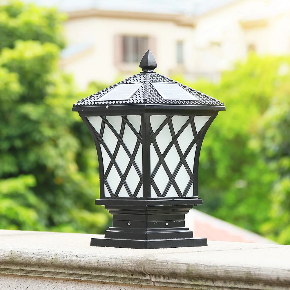 Ilumina o Tampão do Cargo da Jarda à Prova Água e da Oxidação de Alumínio da Luz da Coluna do Automóvel Exterior de Ligar a Coluna Solar Dwaterproof Desligar Villa cm 19 - 15 6 cargo da jarda à prova dwaterproof água