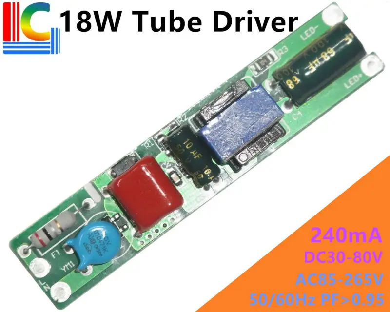 Wholesale 9W 14W 18W LED Tube Driver 240mA Power Supply 110V 220V 0.6M