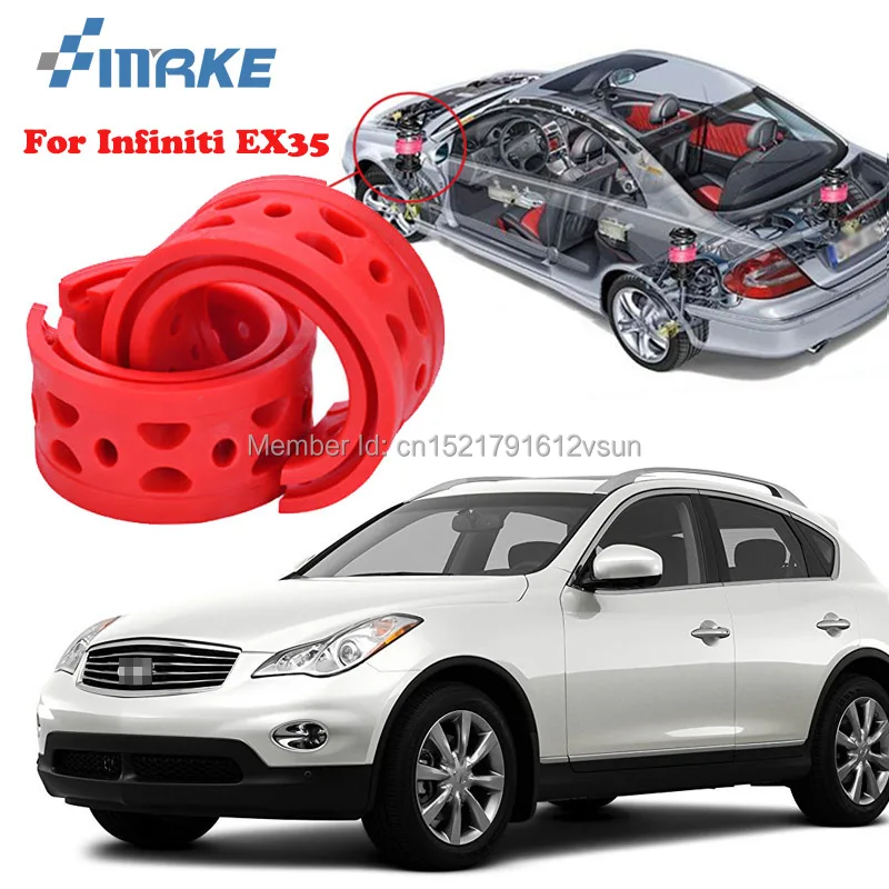 SmRKE для Infiniti EX35 Высокое качество спереди/сзади Авто Амортизатор Весна Бампер мощность подушки буфера