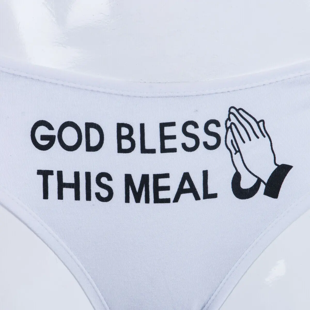 Женские трусики Смешные g стринги нижнее белье с надписью Good Bless черные белые