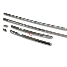 6pcs Chrome ABS Side Body Molding Cover Trim Set For Mazda 2 Demio 2015 2016 Car Styling accessories!